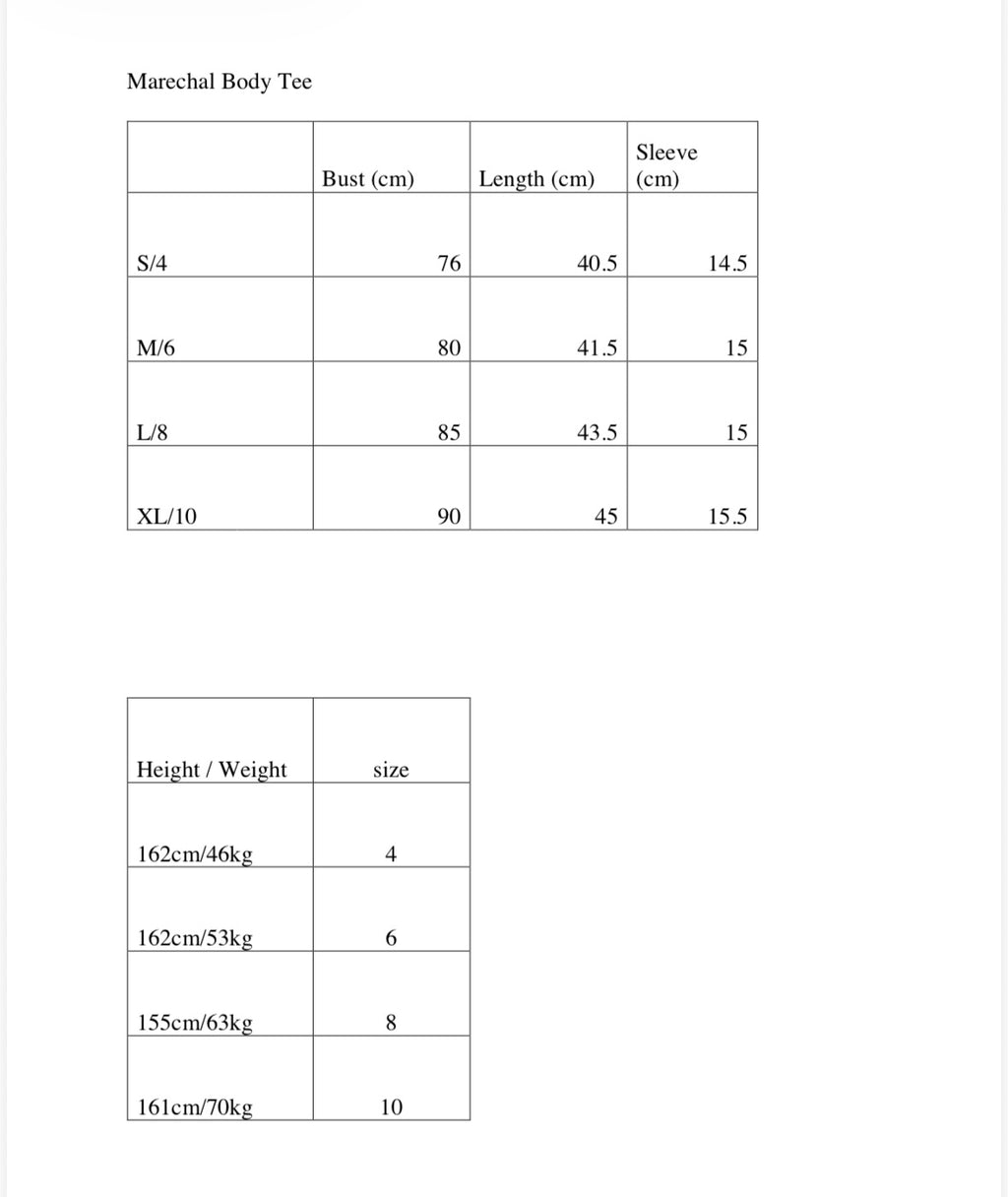 Maréchal Body Tee