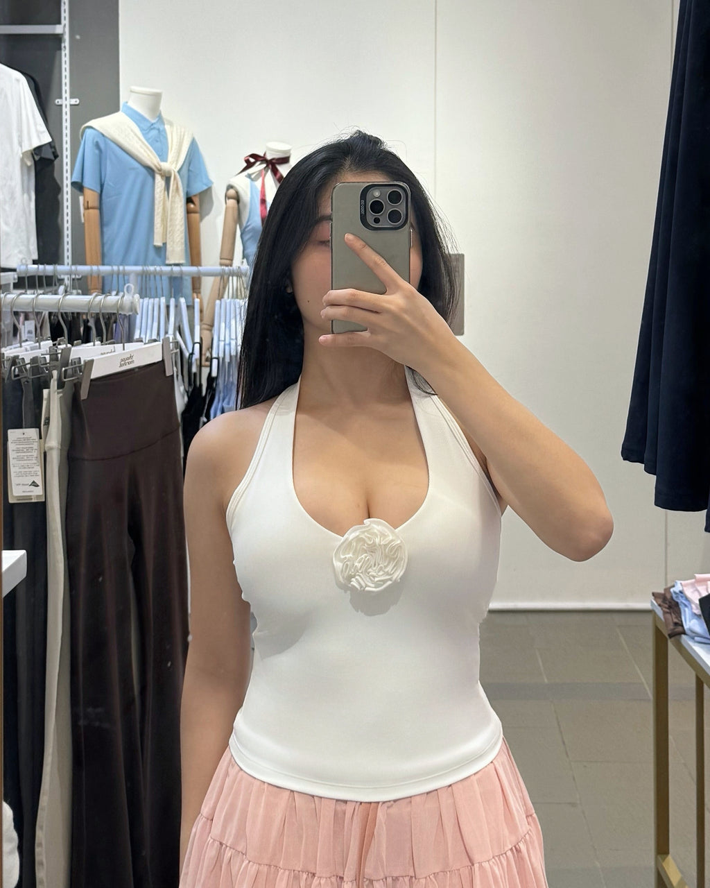 Maréchal Camellia Halter Top
