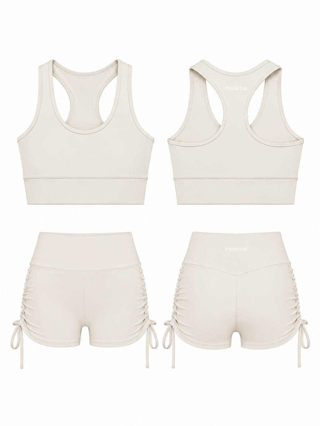 Maréchal Ruched Sculpting Shorts