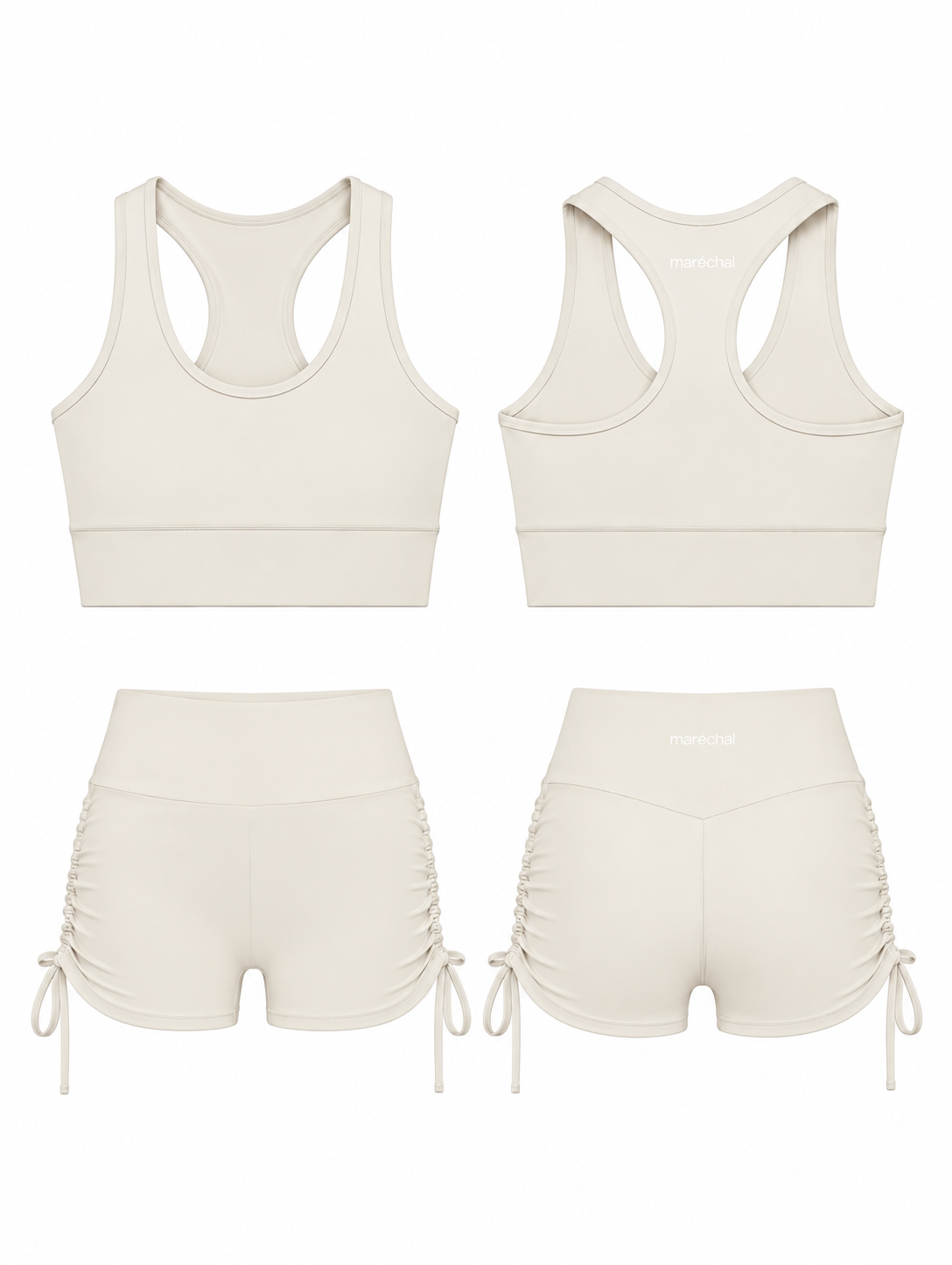 Maréchal Ruched Sculpting Shorts