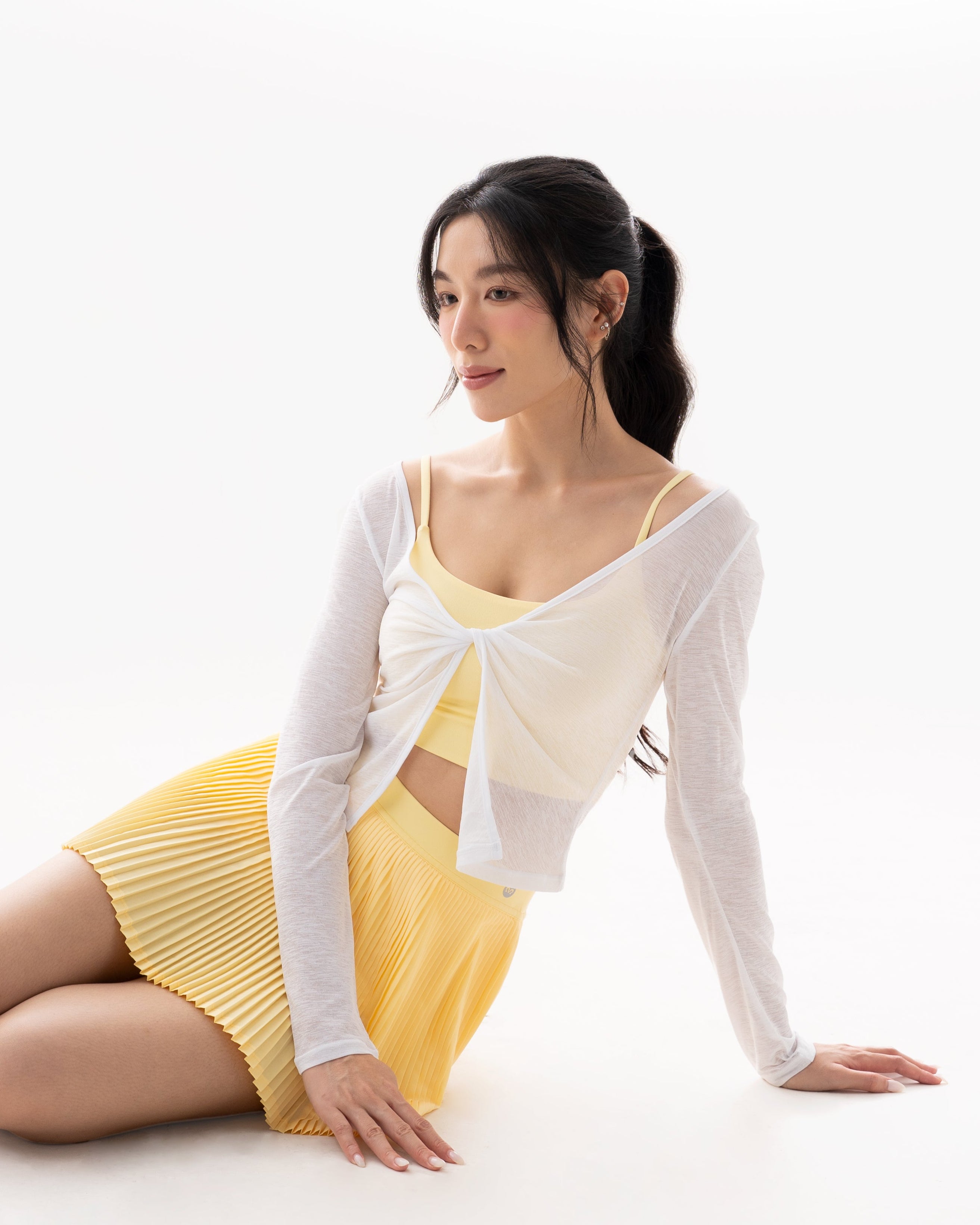 Maréchal Twist Mesh Long Sleeve Secondary image