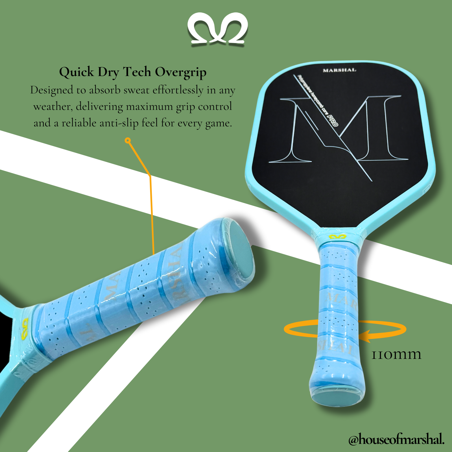 'Poly-Crafted' T700 Carbon Fiber 14MM Pickleball Paddle Secondary image