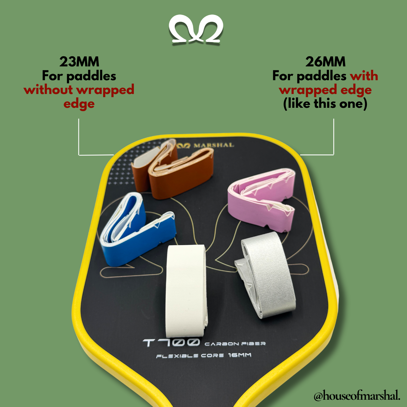Pickleball Paddle Edge Tape | Protection tape | Edge Protector Secondary image