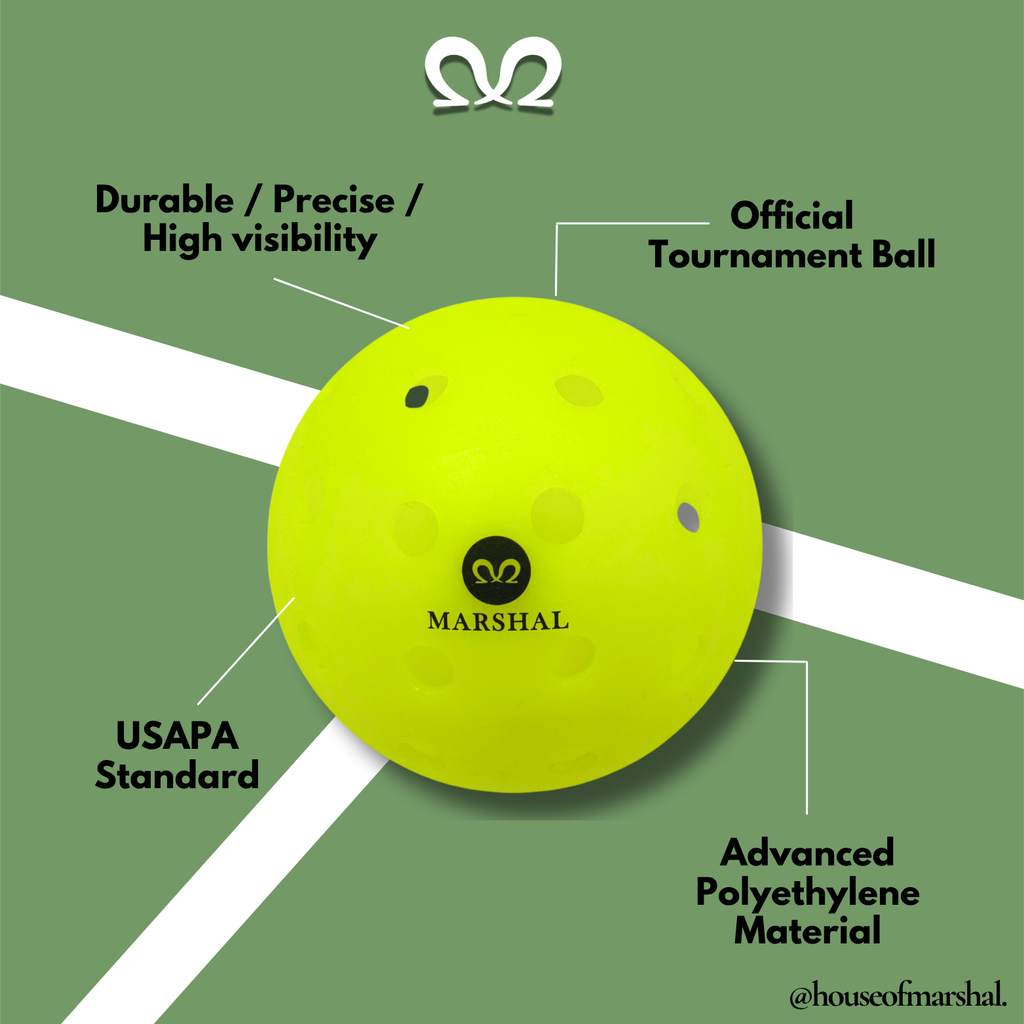 [3 PCS] USAPA Standard Ball | 40 Hole Roto-Molded Design